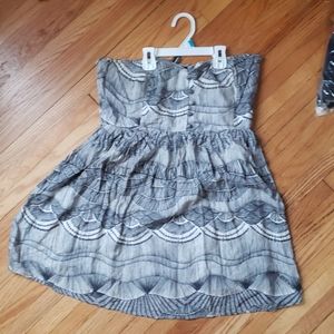 ONEILL strapless shirt-dress